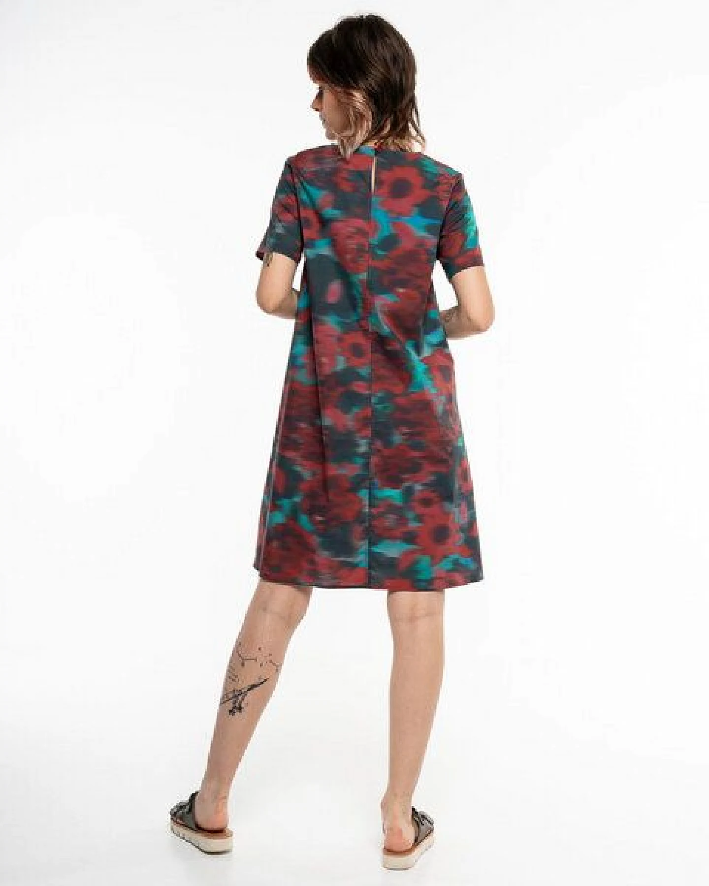 Alma & Lovis Florales Print-Kleid aus Organic Cotton – Ansicht 4