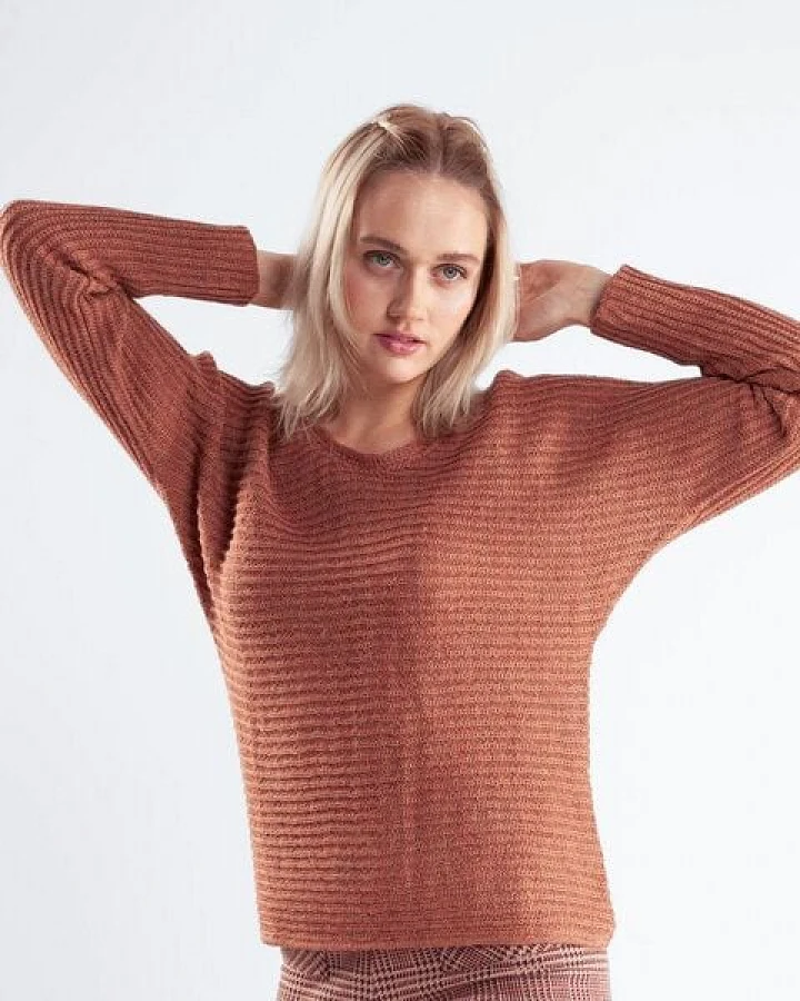 Alma & Lovis Rippen-Pullover aus Baby-Alpaka