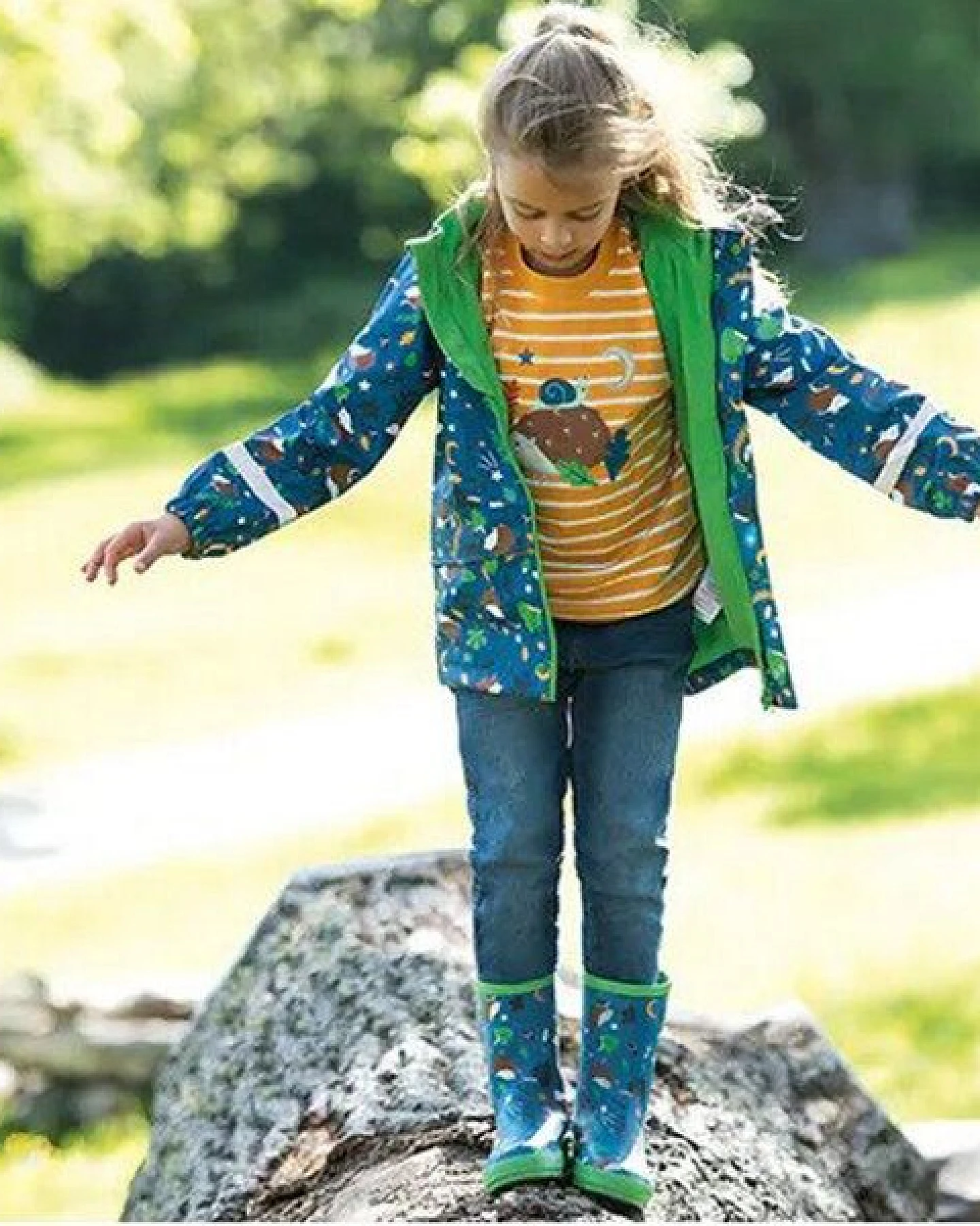 Frugi Gummistiefel Igel – The National Trust Dusk Walk – Ansicht 2