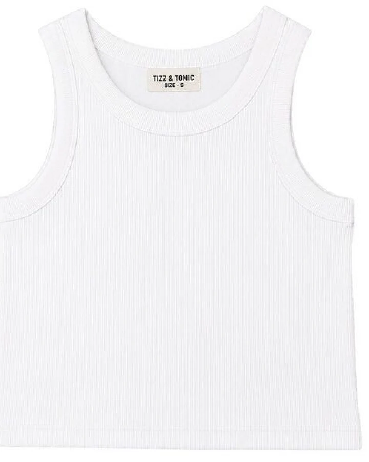 TIZZ & TONIC Plain Jane Geripptes Tank Top aus Bio-Baumwolle