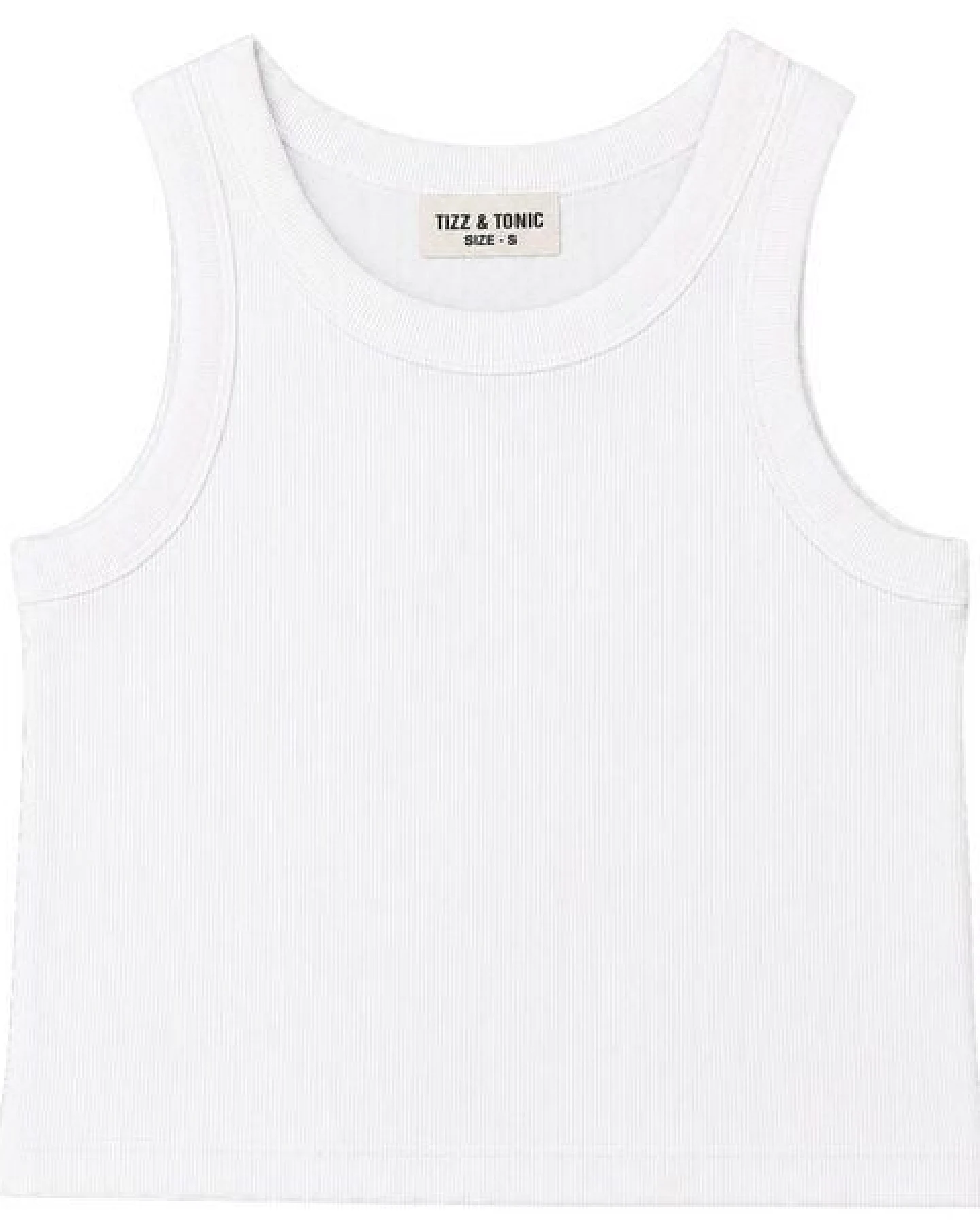 TIZZ & TONIC Plain Jane Geripptes Tank Top aus Bio-Baumwolle – Ansicht 4