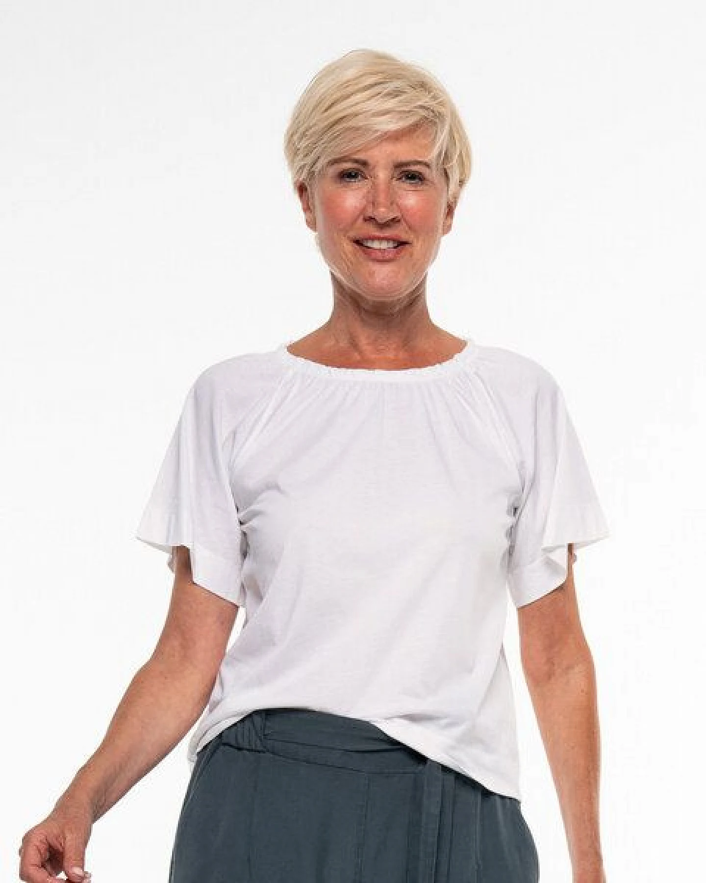 Alma & Lovis Charmantes Blusenshirt aus Organic Cotton – Ansicht 3