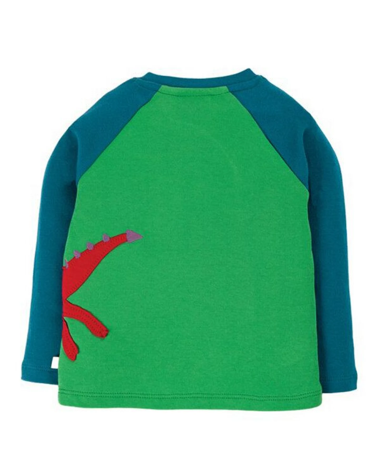Frugi Langarm-Shirt Drachen in petrol-grün – Ansicht 3