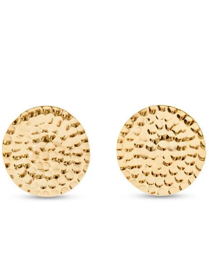 ting goods Große Ohrstecker gehämmert, 30 mm