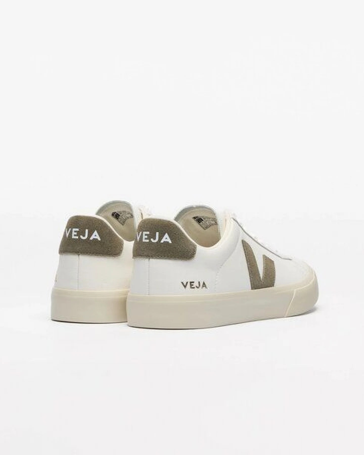 VEJA – Campo Leather Extra White Kaki – Ansicht 4
