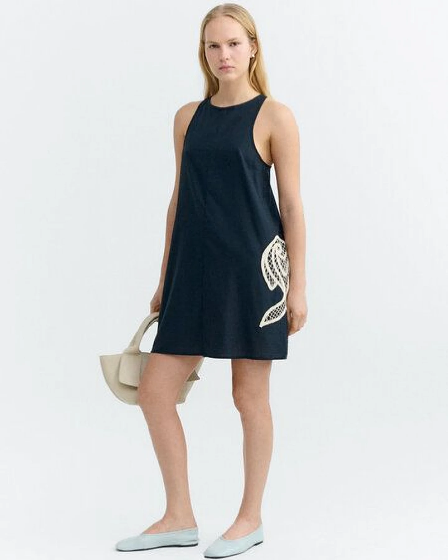 thinking mu Damen Kleid - Fish Patch Aniela - aus Bio-Baumwolle – Ansicht 2
