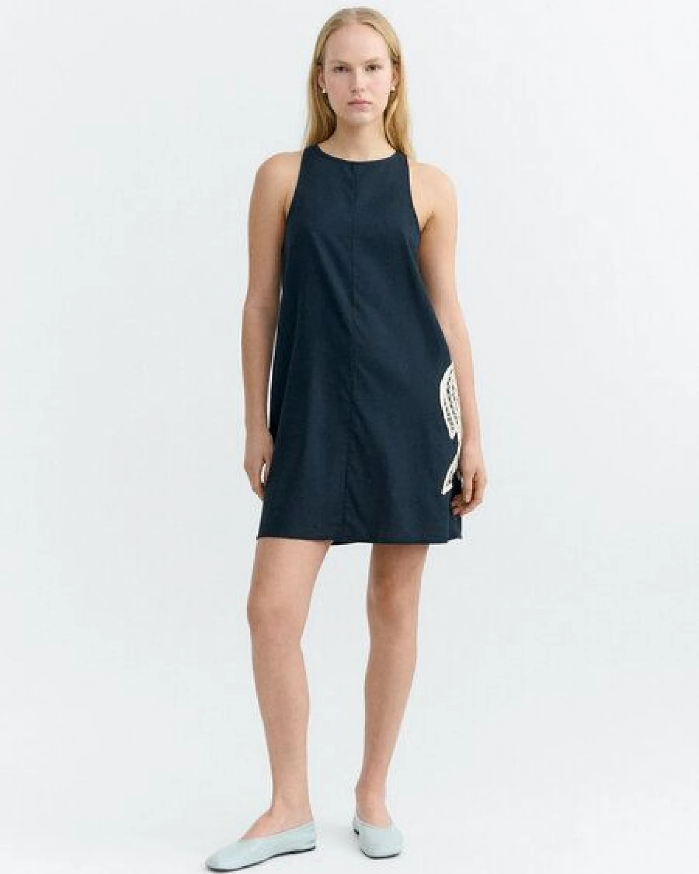 thinking mu Damen Kleid - Fish Patch Aniela - aus Bio-Baumwolle – Ansicht 3