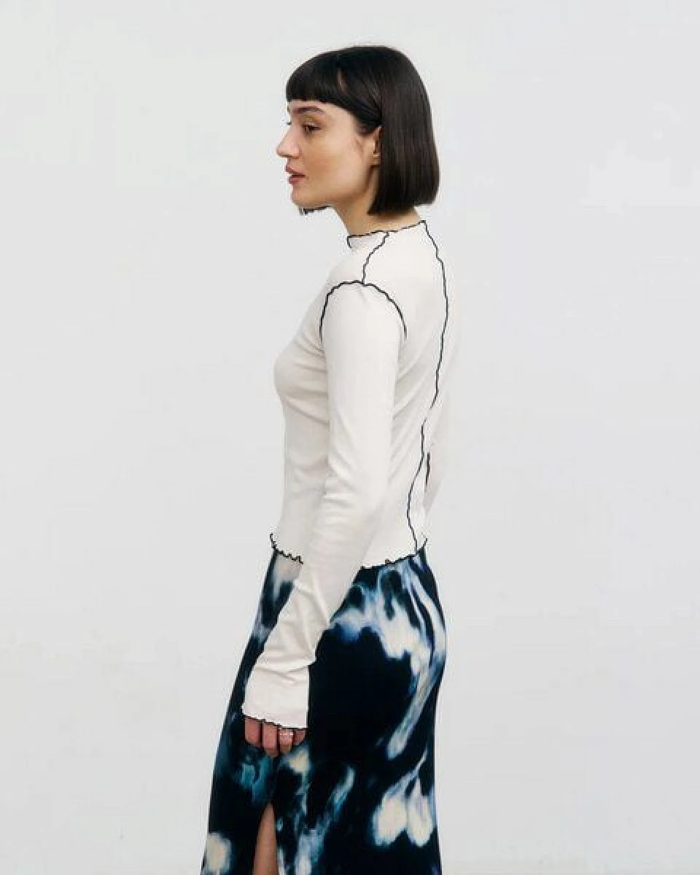 Rotholz - Pin-Tucked Longsleeve – Ansicht 4