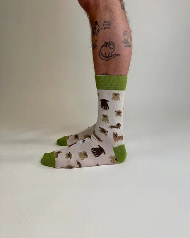 ettics STUDIO sock AOP dogs