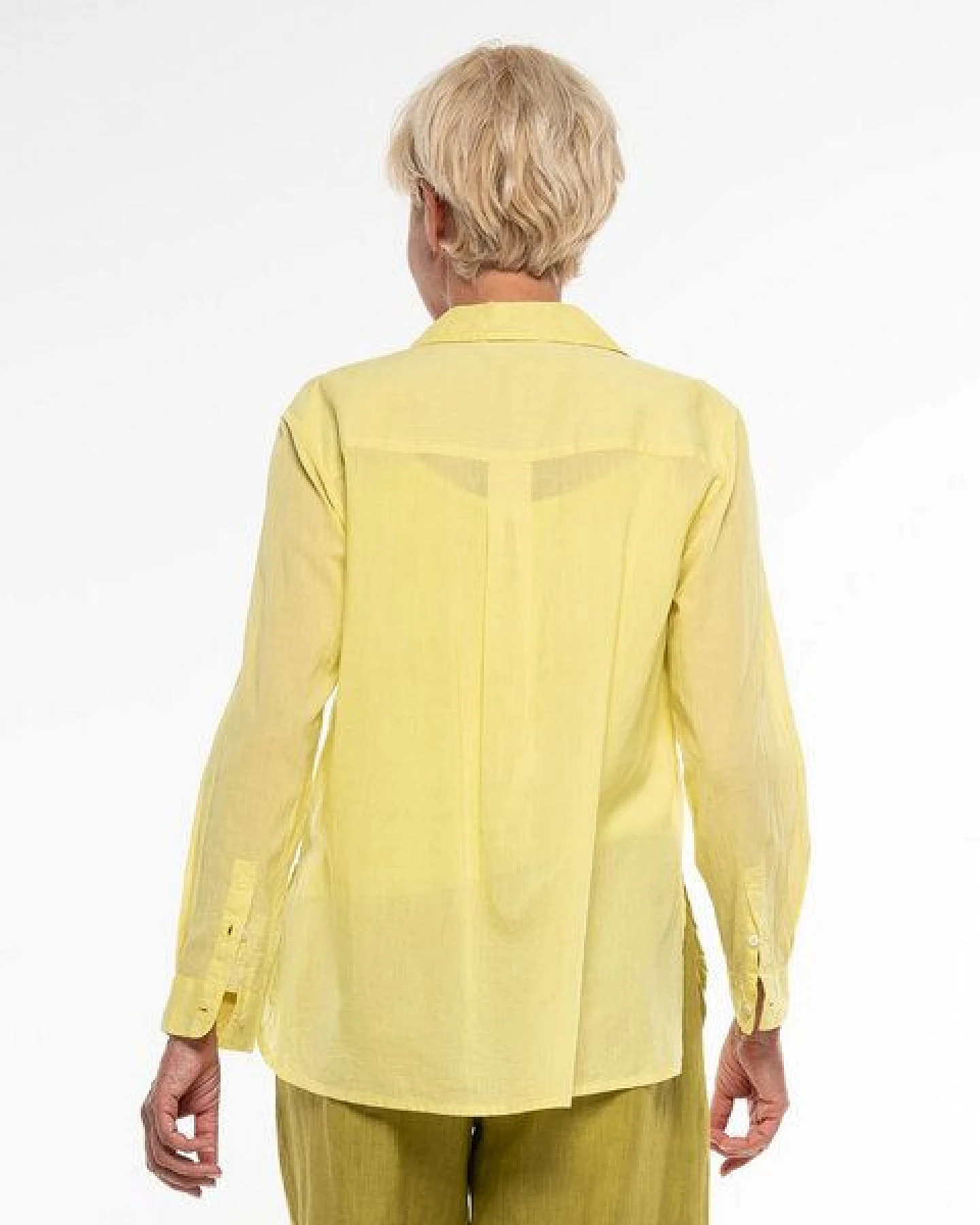 Alma & Lovis Lässige Hemdbluse aus feinster Bio-Baumwolle – Ansicht 4