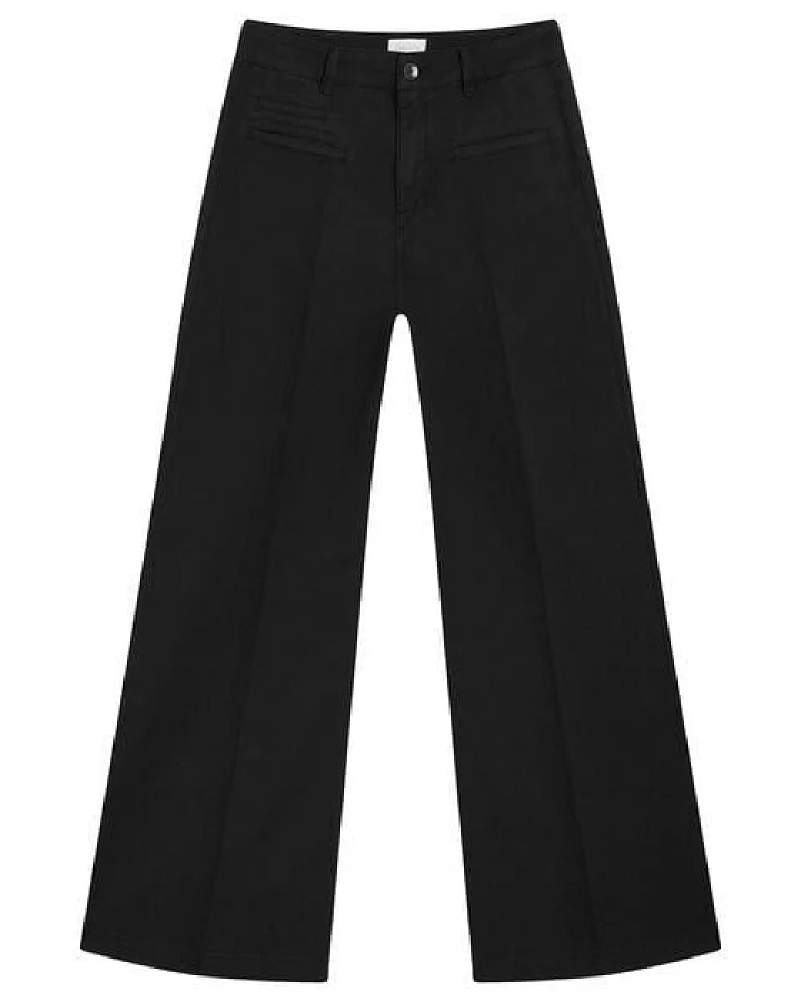 DAWN Weite Hose BLAZE Paper Touch Super Wide Leg Black