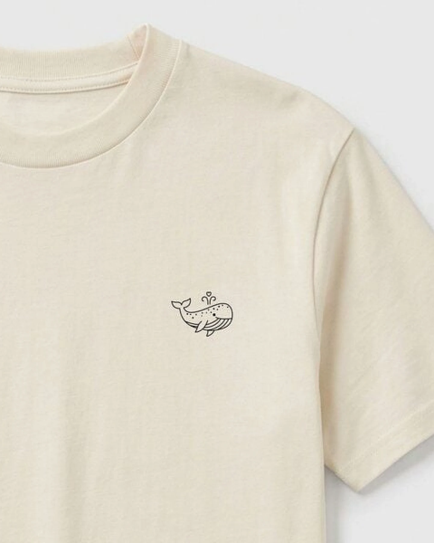 vis wear Wal der Liebe - Strand Surf - Pure Natural Bio Baumwolle Shirt – Ansicht 2