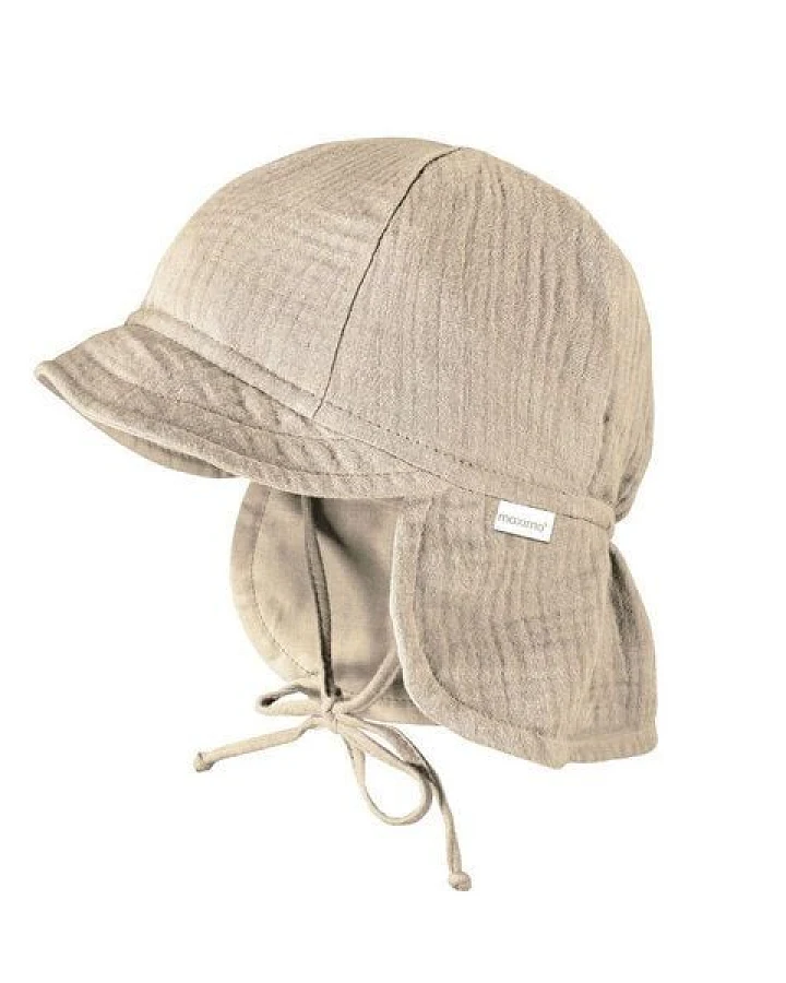 maximo Kleinkinder Sonnenmütze Bio Baumwolle mit UV-Schutz 50 Plus