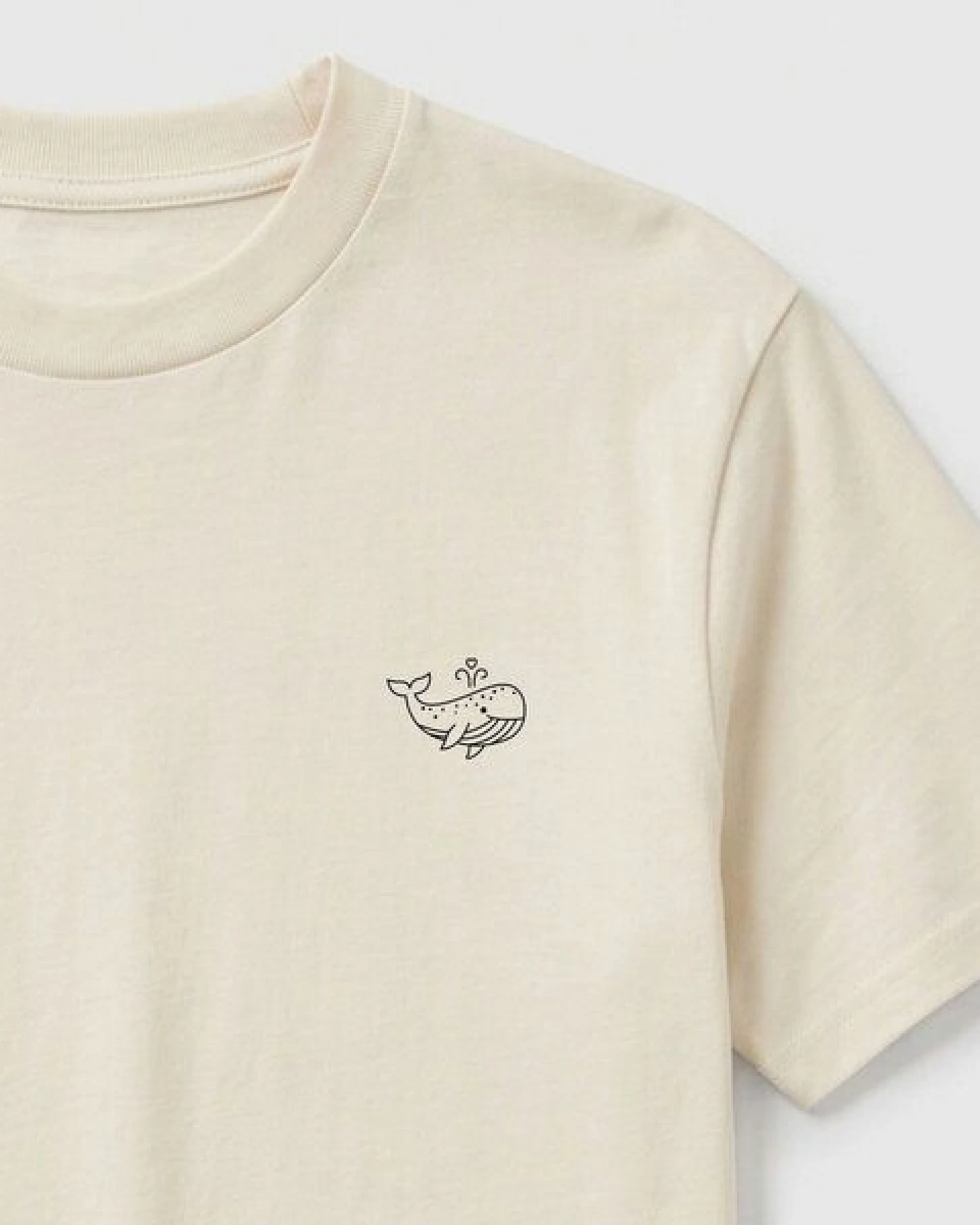 vis wear Wal der Liebe - Strand Surf - Pure Natural Bio Baumwolle Shirt – Ansicht 2