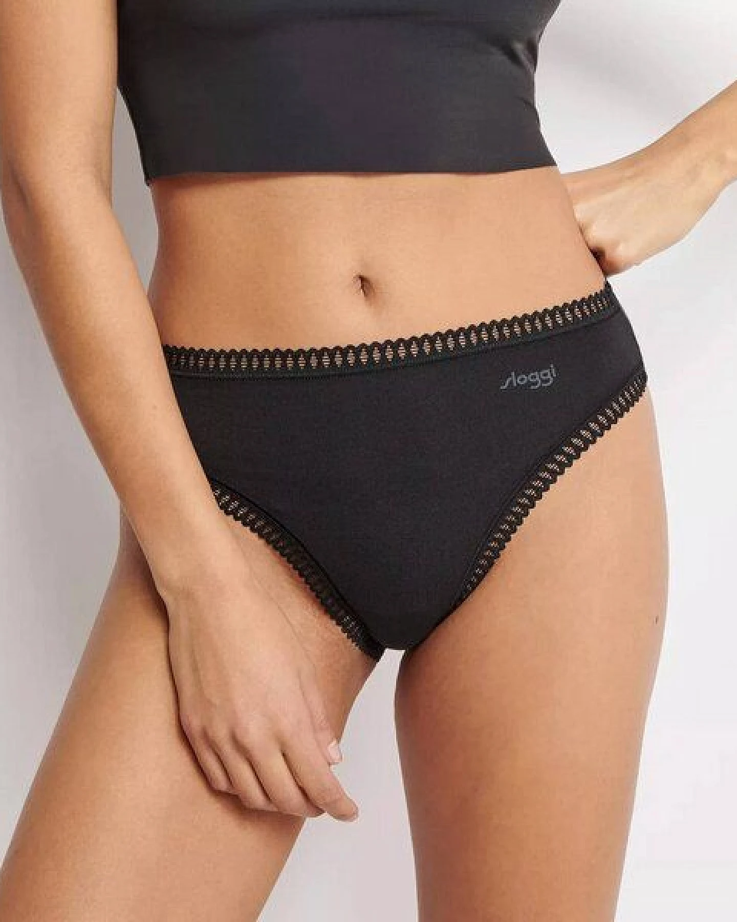 Sloggi 3er Pack Slips mit hohen Beinausschnitt – Ansicht 3