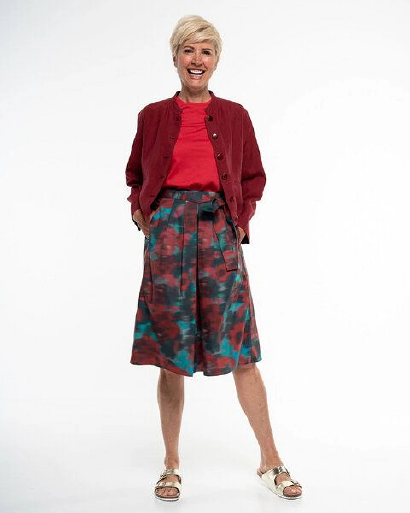 Alma & Lovis Lässiger Leinen-Kurzblazer im modern Italian-Look – Ansicht 2