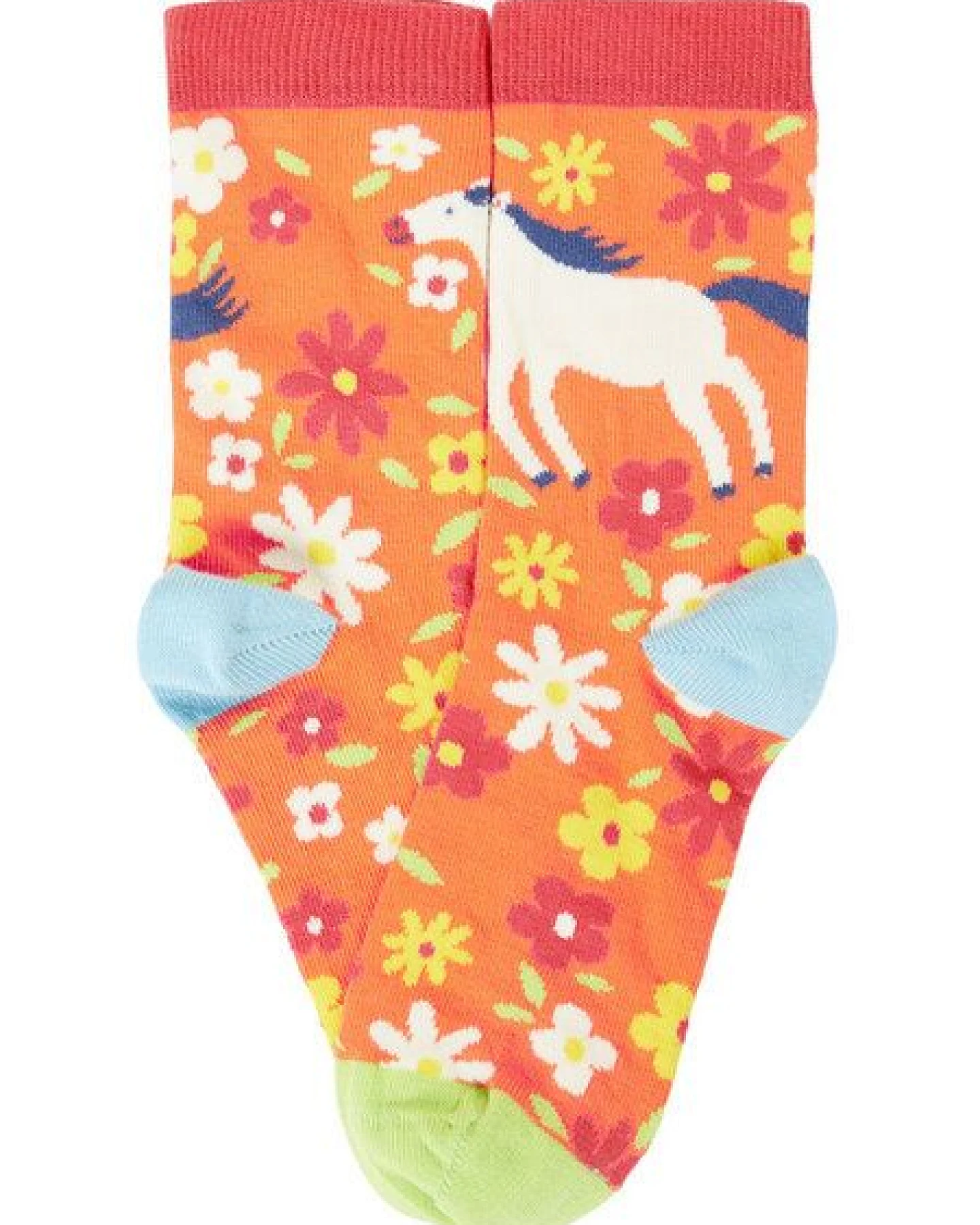 Frugi Kindersocken in Dreierpack mit Pferde – Ansicht 3