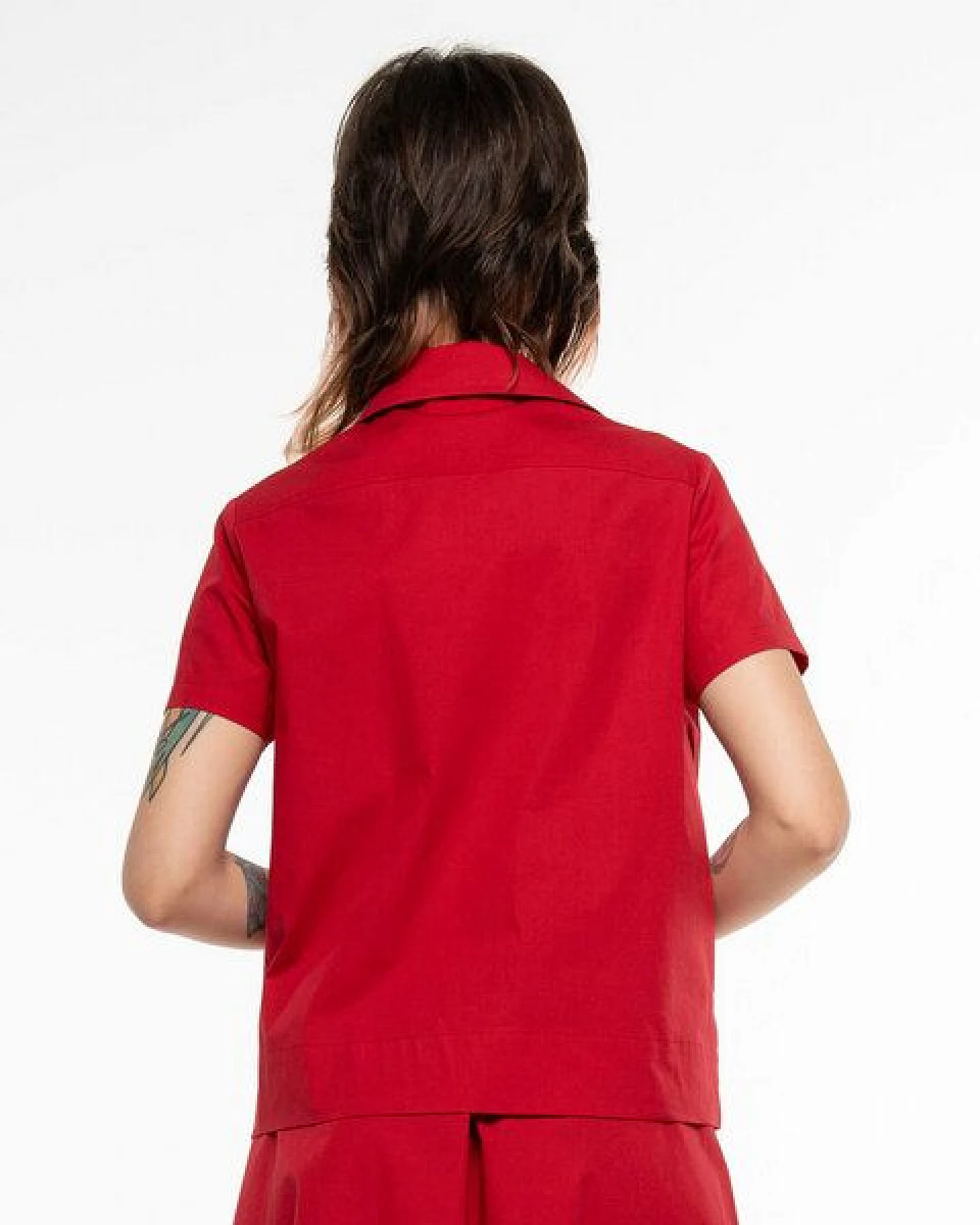 Alma & Lovis Sportiv-elegante Hemdbluse aus Organic Cotton – Ansicht 4