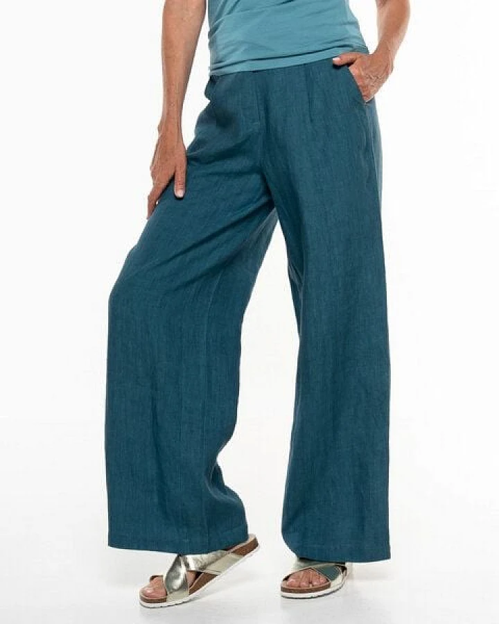 Alma & Lovis Legere Marlenehose aus reinem Leinen