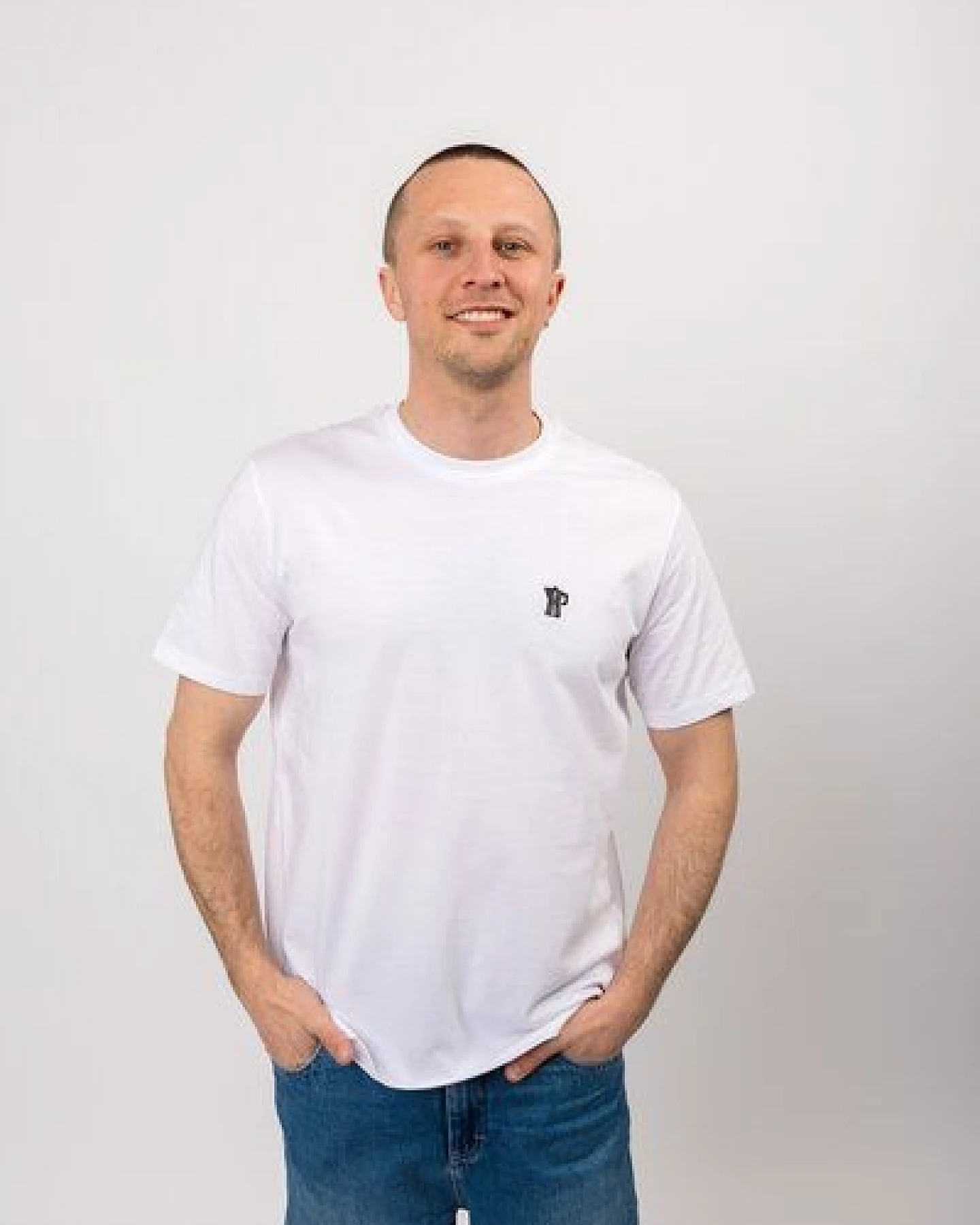ettics STUDIO classic organic tee embroidery – Ansicht 3