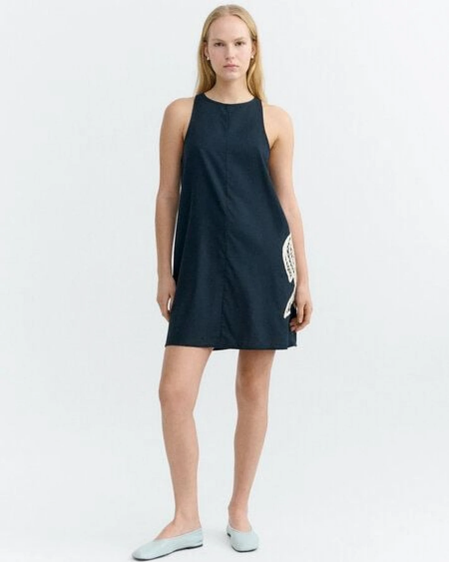 thinking mu Damen Kleid - Fish Patch Aniela - aus Bio-Baumwolle – Ansicht 2