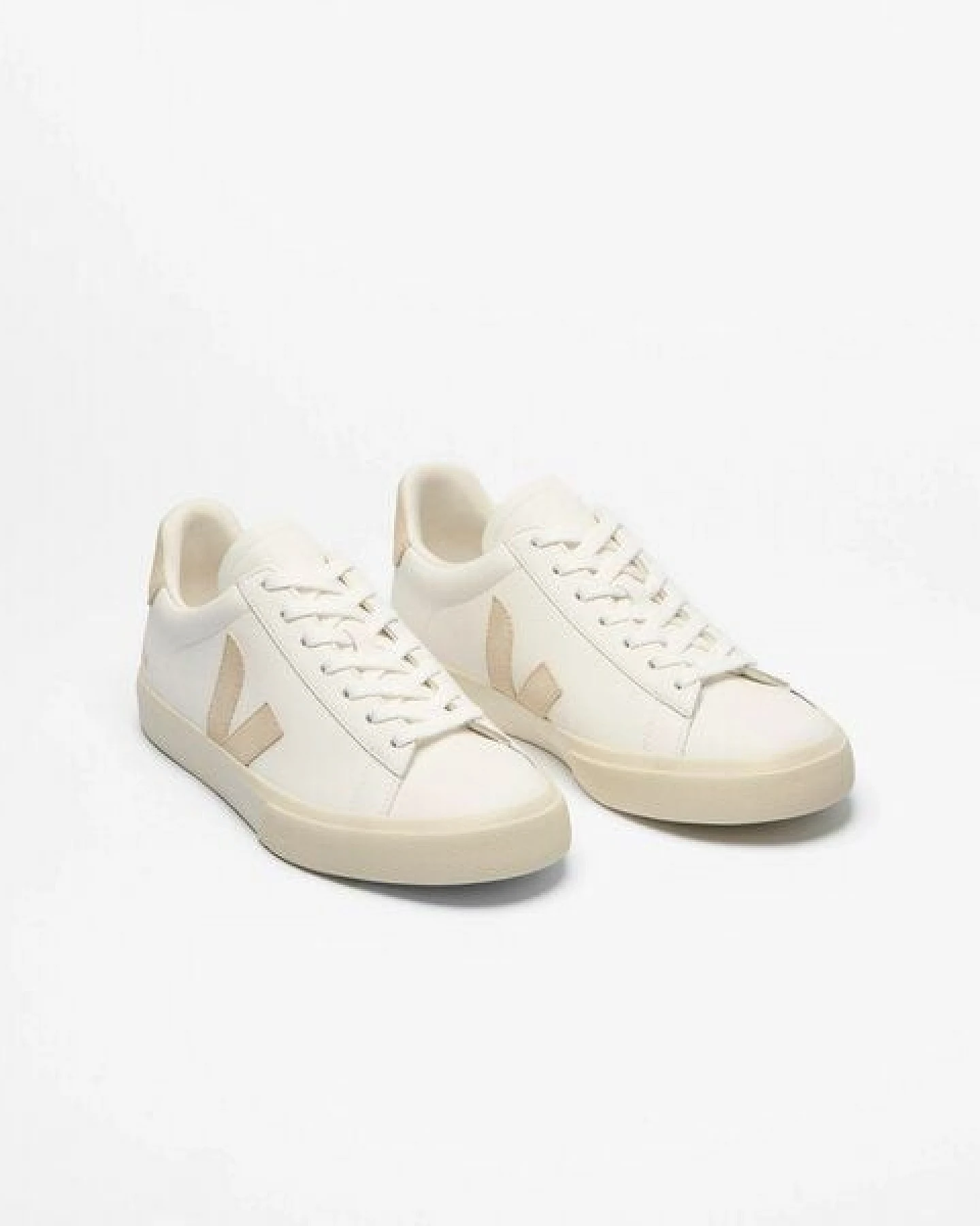 VEJA - Campo Leather Extra White Almond Herrenschuh – Ansicht 3