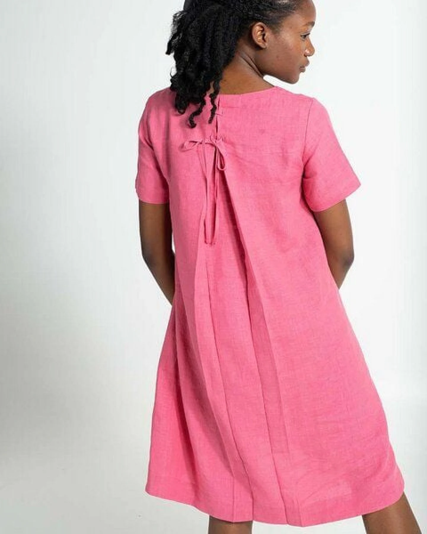 Alma & Lovis Sommerkleid aus Leinen 'Linen Dress' – Ansicht 4