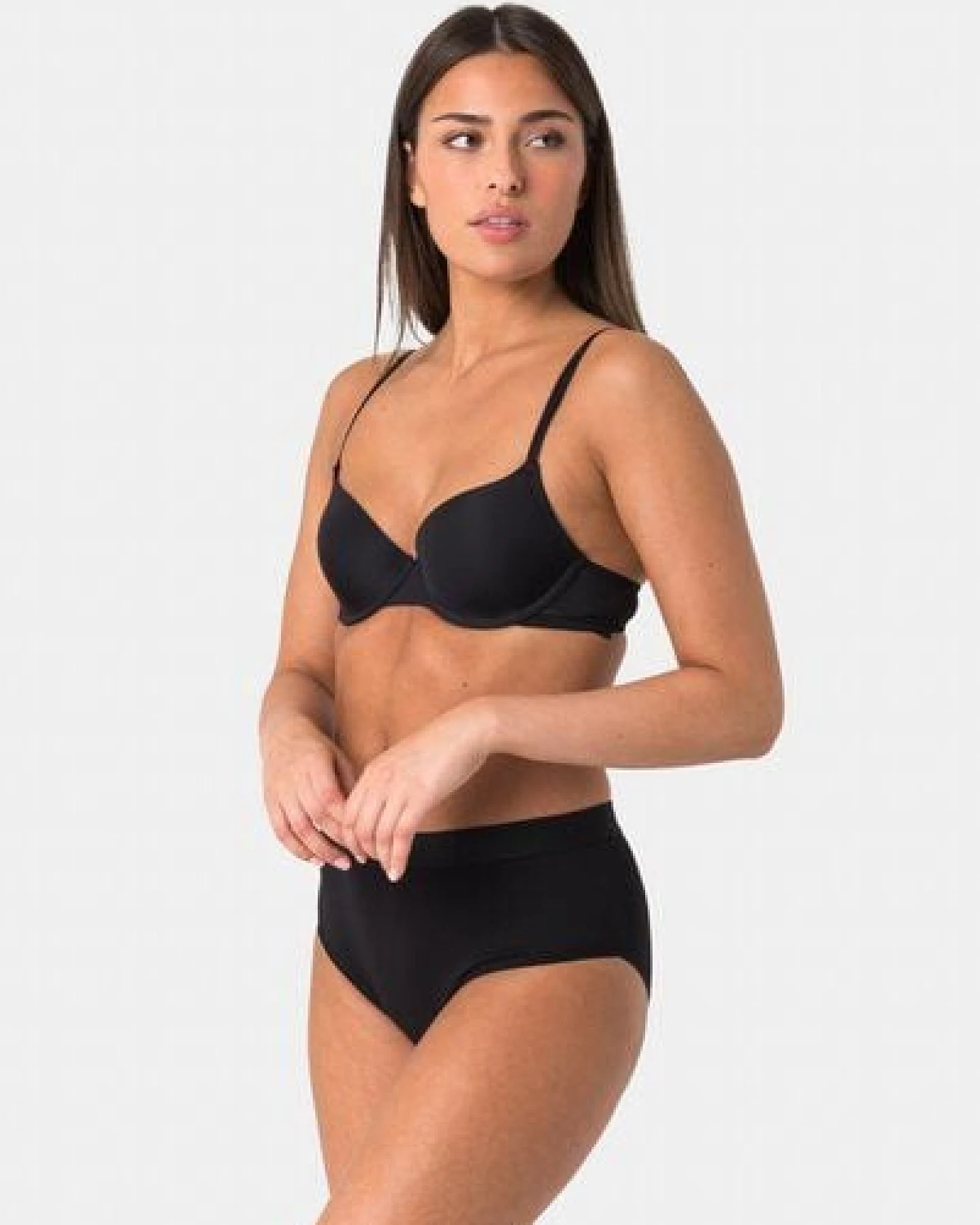 Elsie Unterhosen Damen 5er Pack Taillenslip aus Baumwolle mit Stretch – Ansicht 3