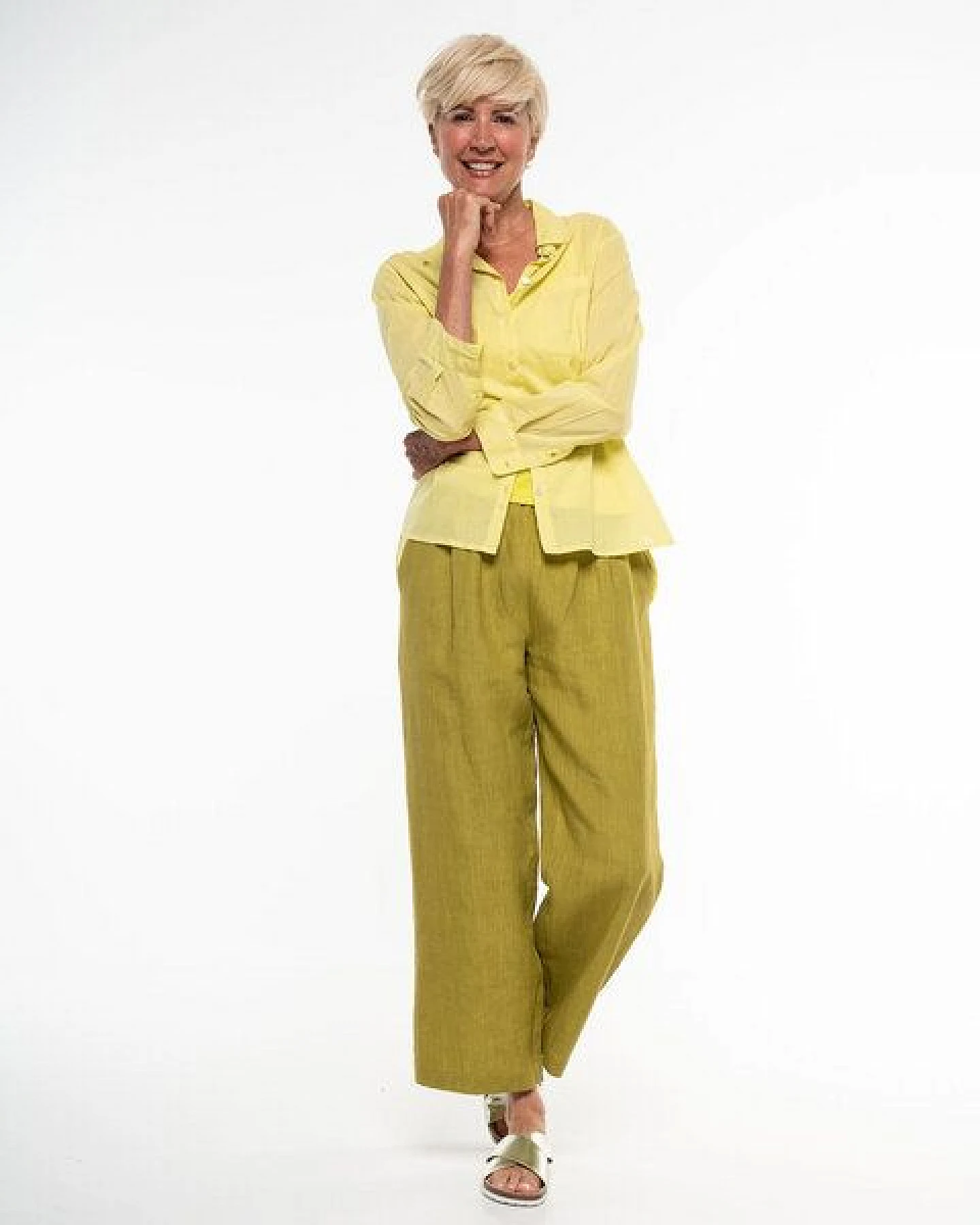 Alma & Lovis Lässige Leinen Hose im modern Italian-Look – Ansicht 2