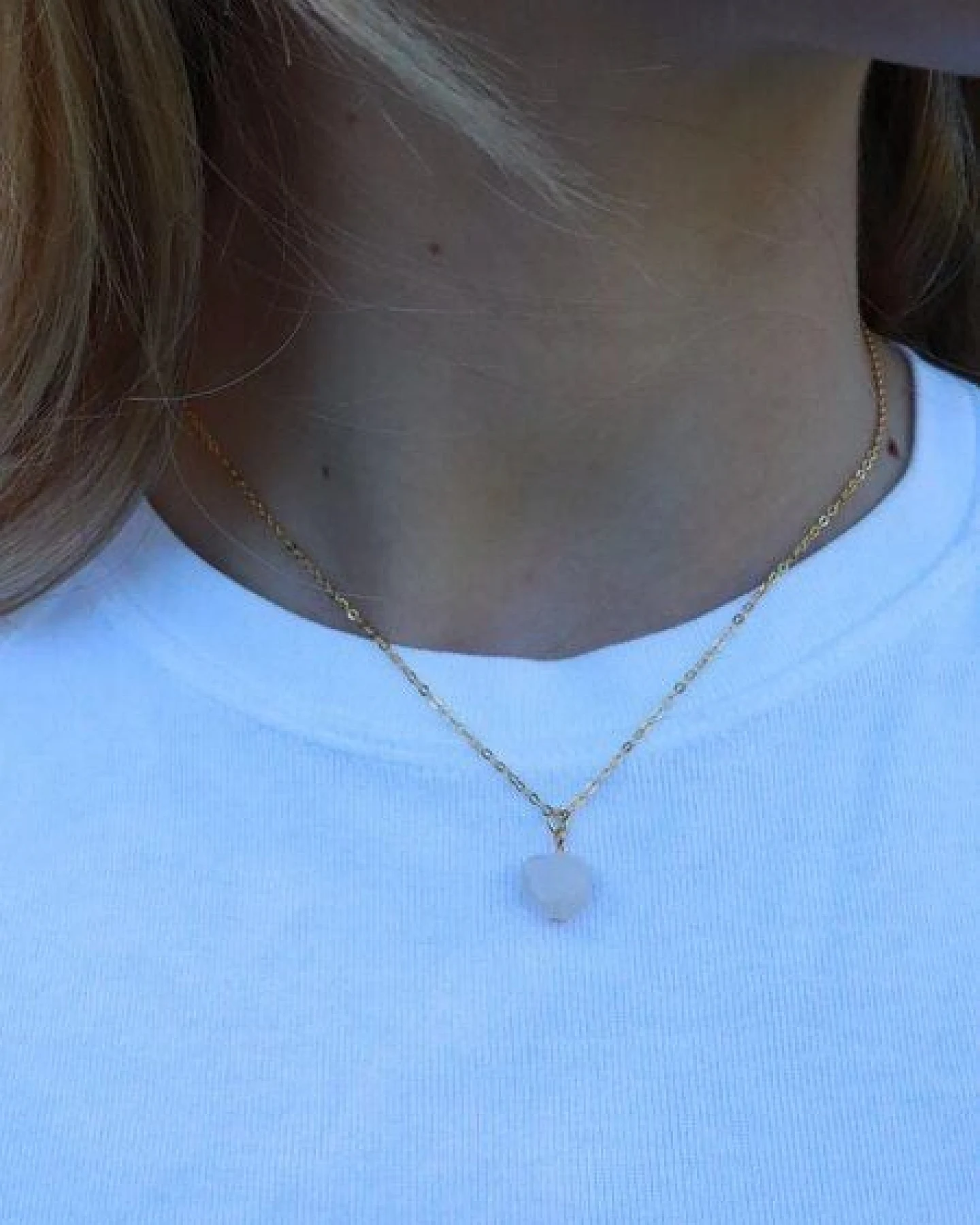 Soï Kette Alma Rosenquarz "Love" – Ansicht 2