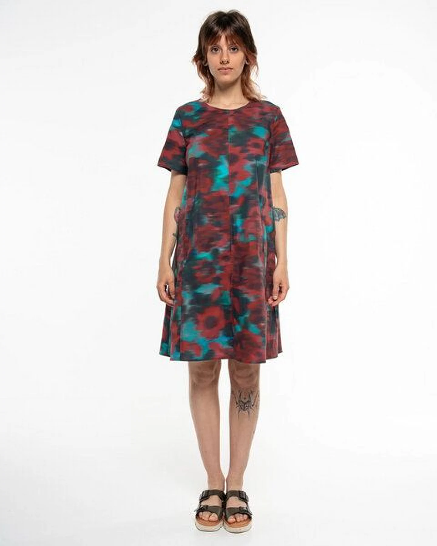 Alma & Lovis Florales Print-Kleid aus Organic Cotton – Ansicht 2
