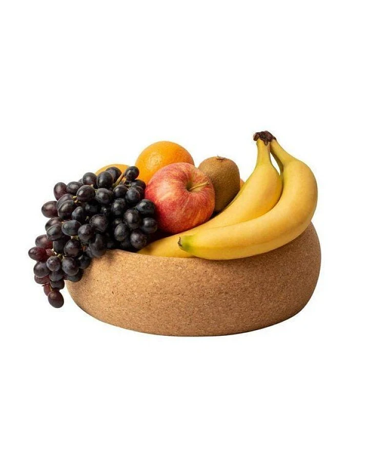 Kork-Deko Obstschale aus Kork Ø 20 cm - Vielseitige Snackschale