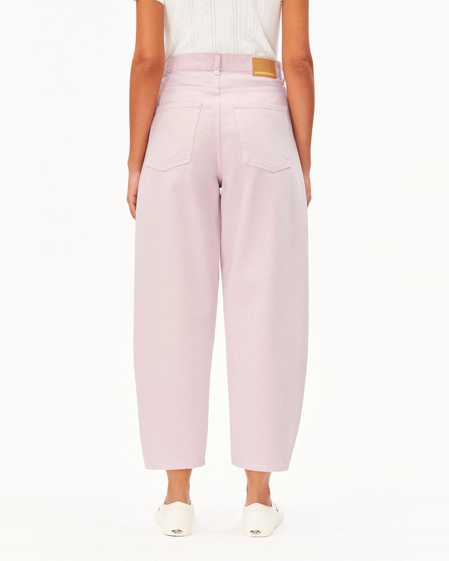 Jeans Barrel Leg Baarly Pink Mist – Ansicht 3