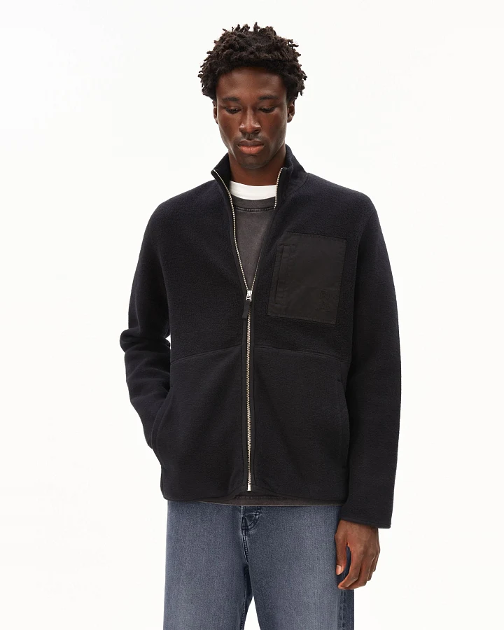 Jacke Blouson Flaabo Fleece Schwarz