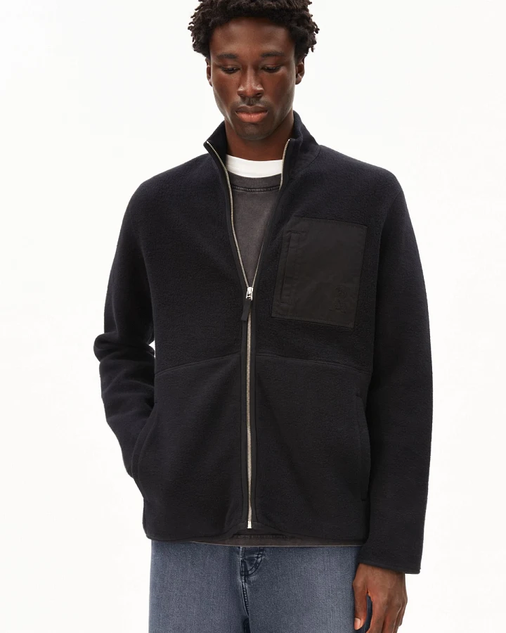 Jacke Blouson Flaabo Fleece Schwarz