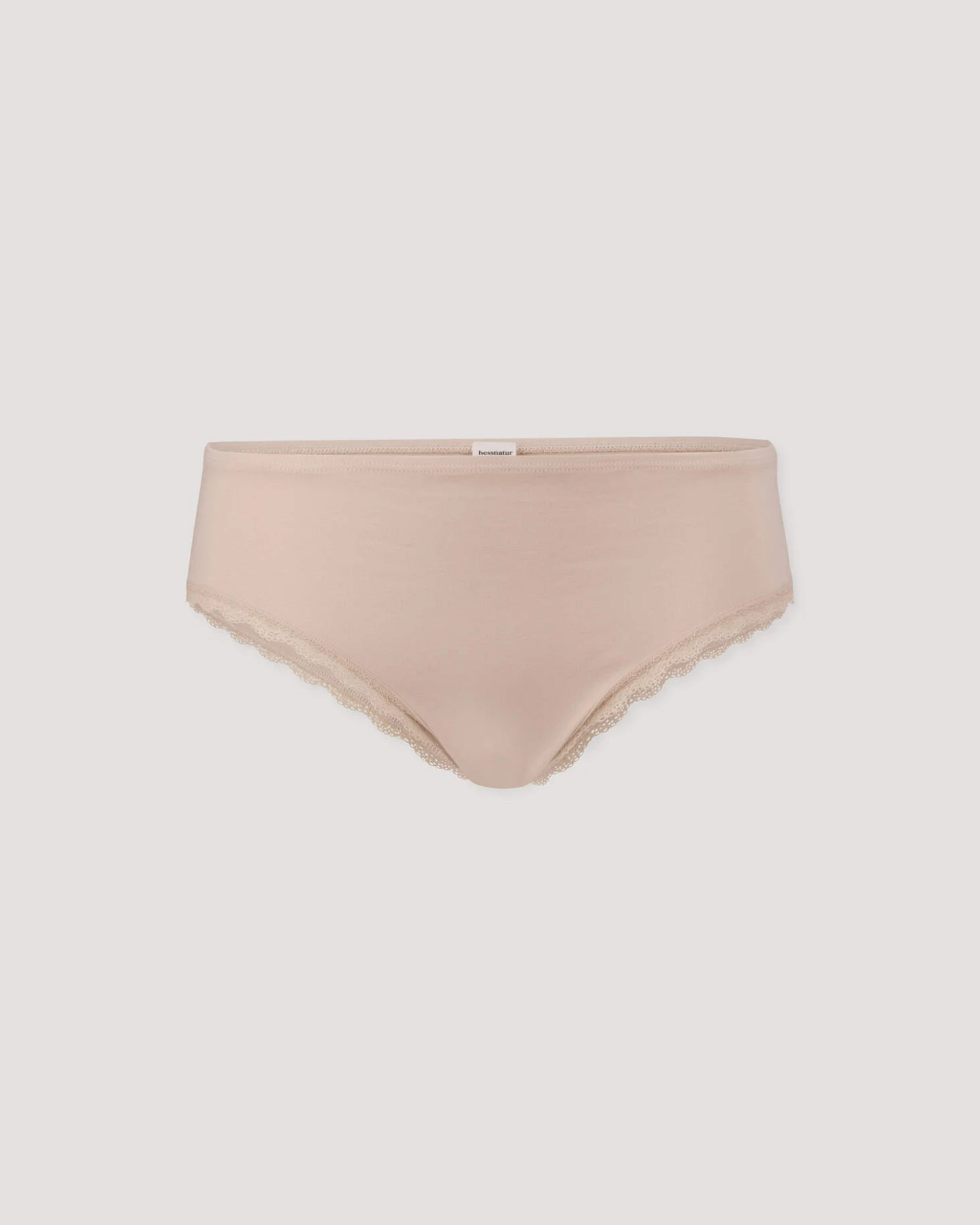 hessnatur Damen Panty Regular Cut COTTON FEEL LACE aus Bio-Baumwolle - rosa - Größe 40 – Ansicht 4