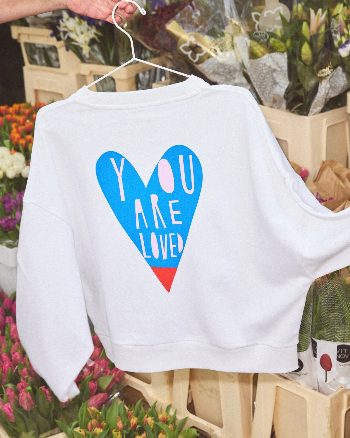 Statementsweatshirt (GOTS) – Ansicht 3