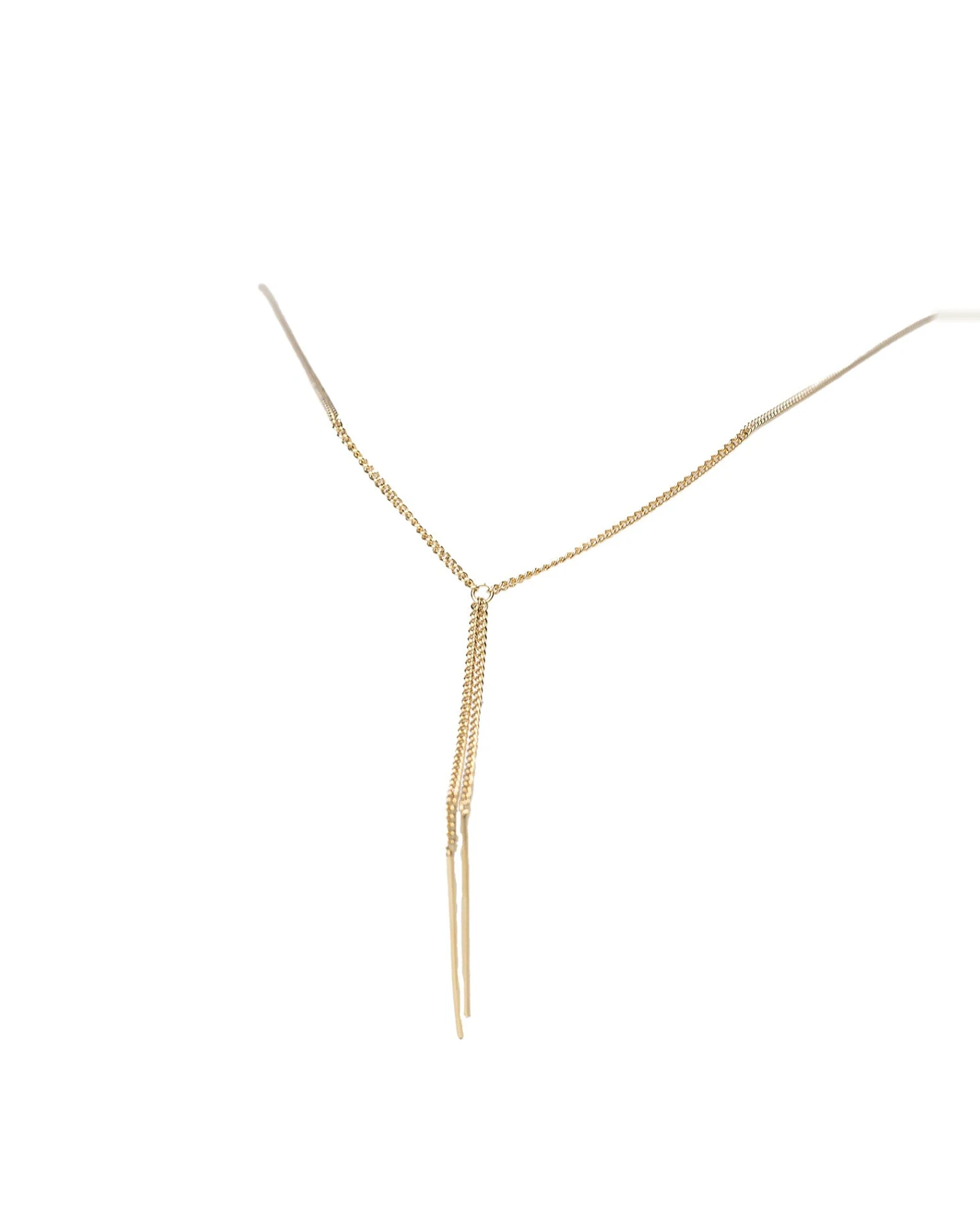 Kette in Y-Form GOLD - Fejn – Ansicht 3
