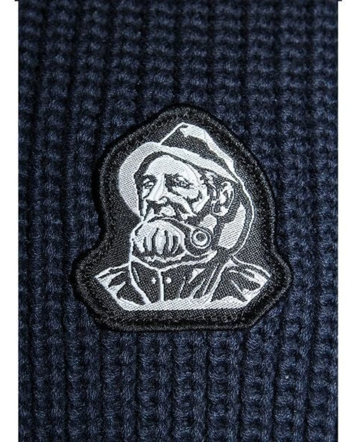 FÄDD Herren Sweatshirt Strickpullover Biobaumwolle HipsterHans Navy Schwarz – Ansicht 4