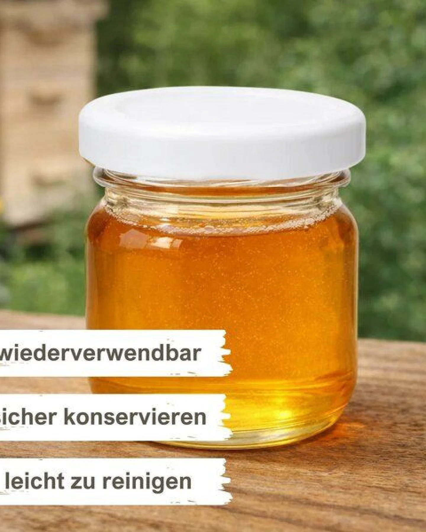 mikken 10 kleine Einmachgläser 40 ml mit Schraubdeckel verschiedene Farben – Ansicht 2