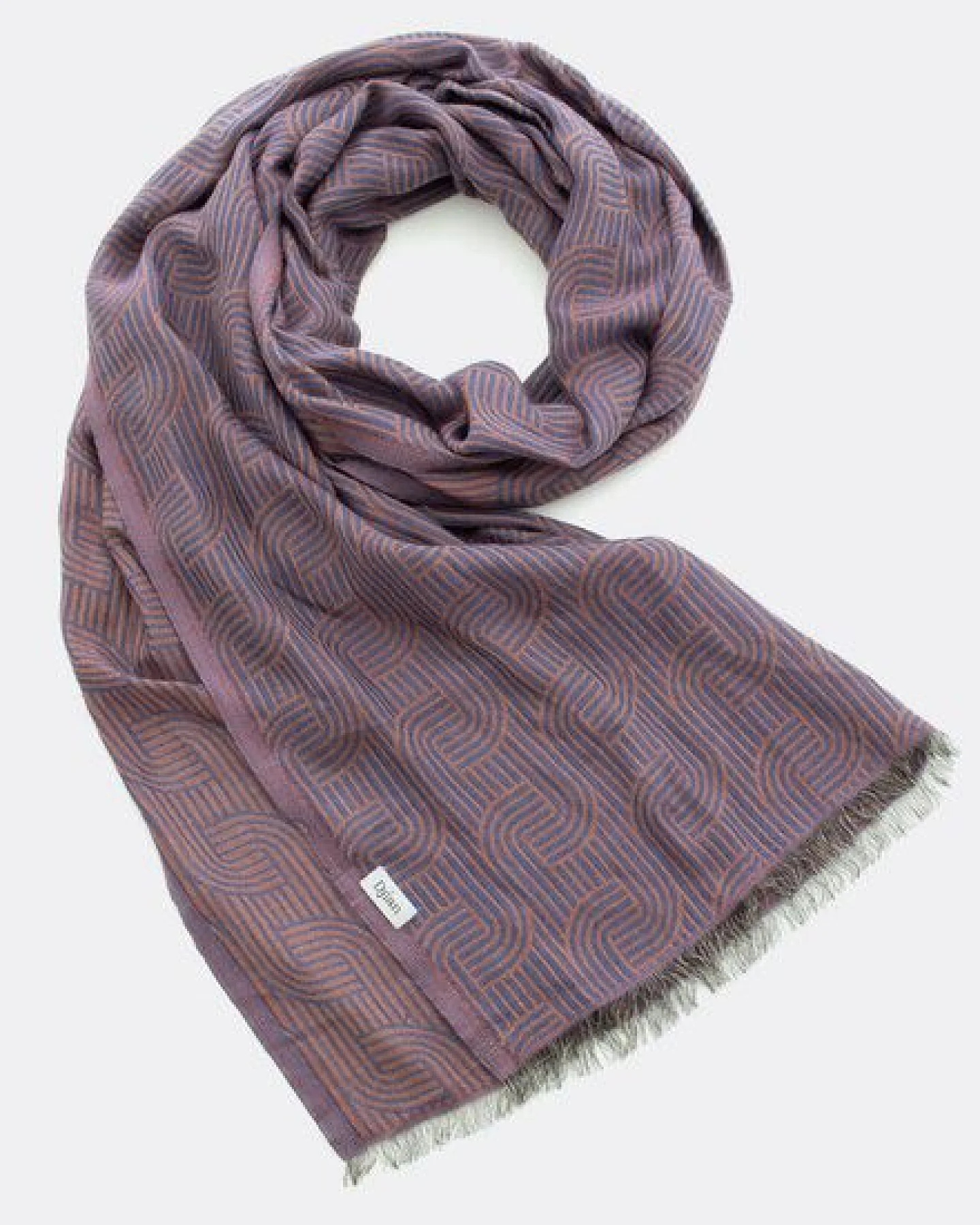Djian Schal Jacquard 100 % Bio-Baumwolle – CLOE – Ansicht 2