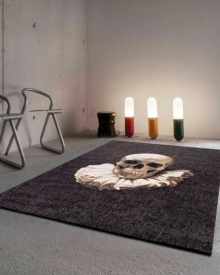 Louis De Poortere Teppich POP MOMENTO MORI
