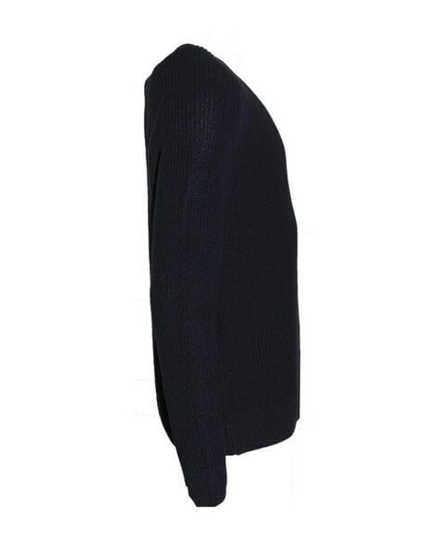 FÄDD Herren Sweatshirt Strickpullover Biobaumwolle HipsterHans Navy Schwarz – Ansicht 3