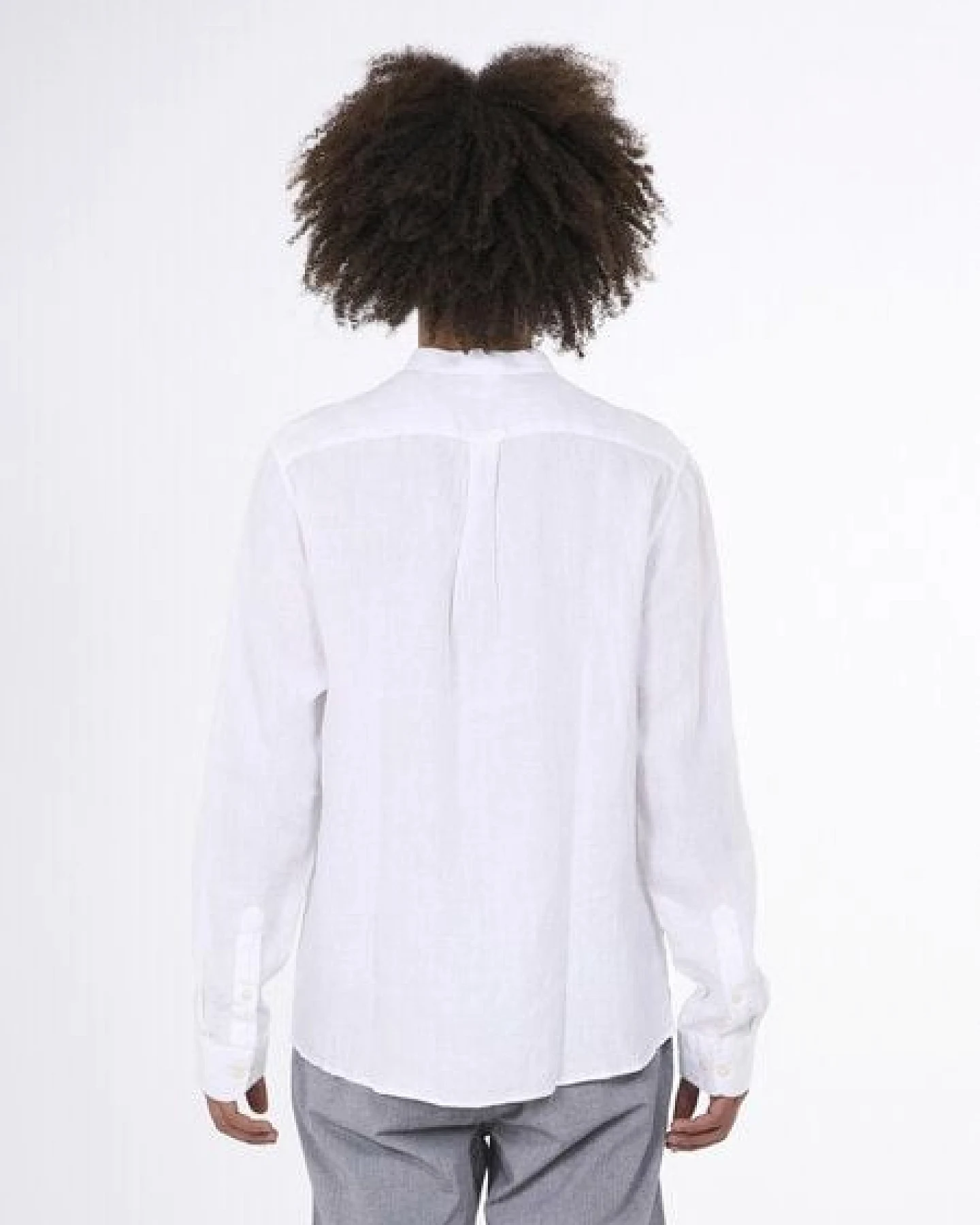 KnowledgeCotton Apparel Langarm-Hemd Costum Fit Linen – Ansicht 3