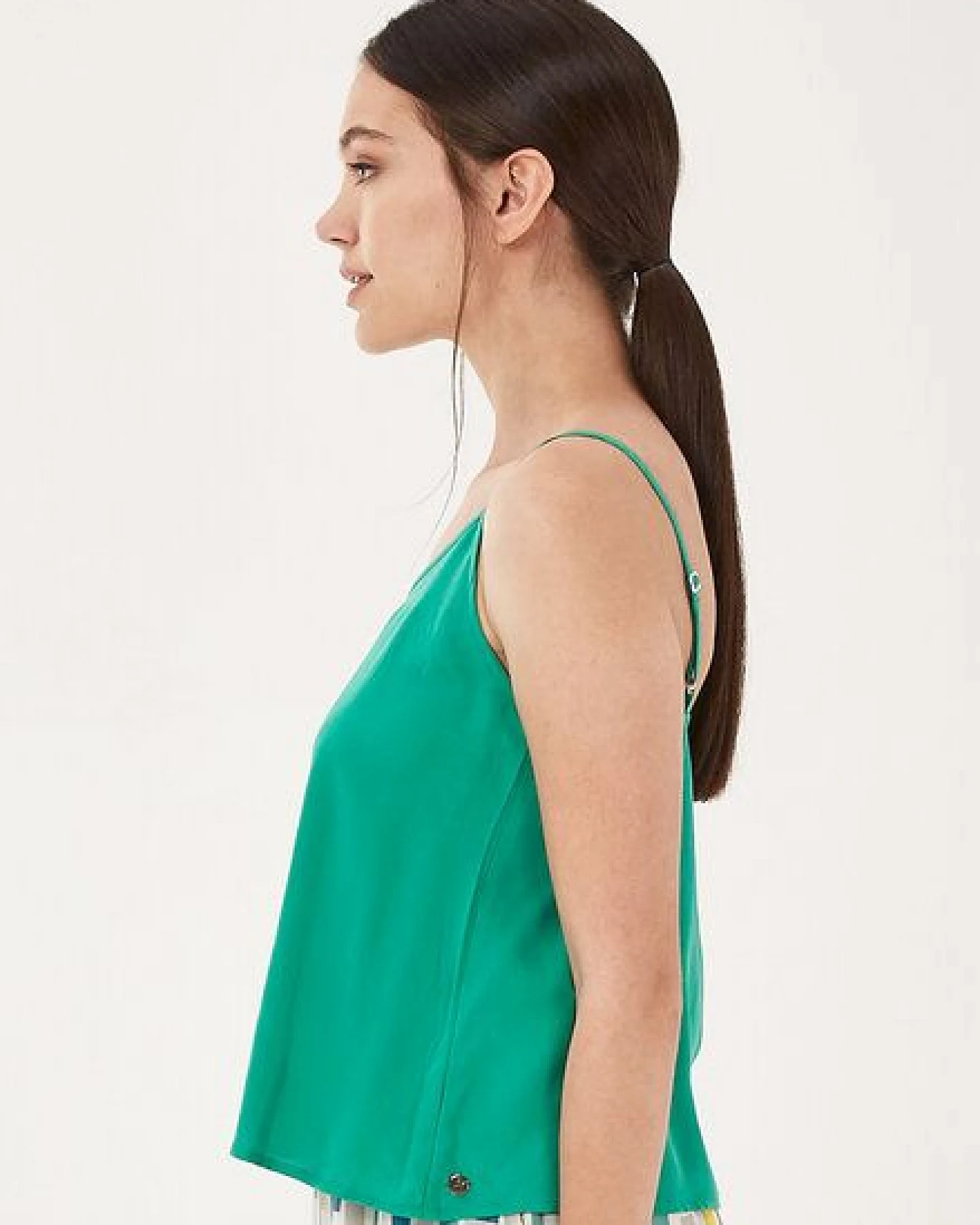 ORGANICATION Spaghettiträger-Top aus Tencel – Ansicht 3