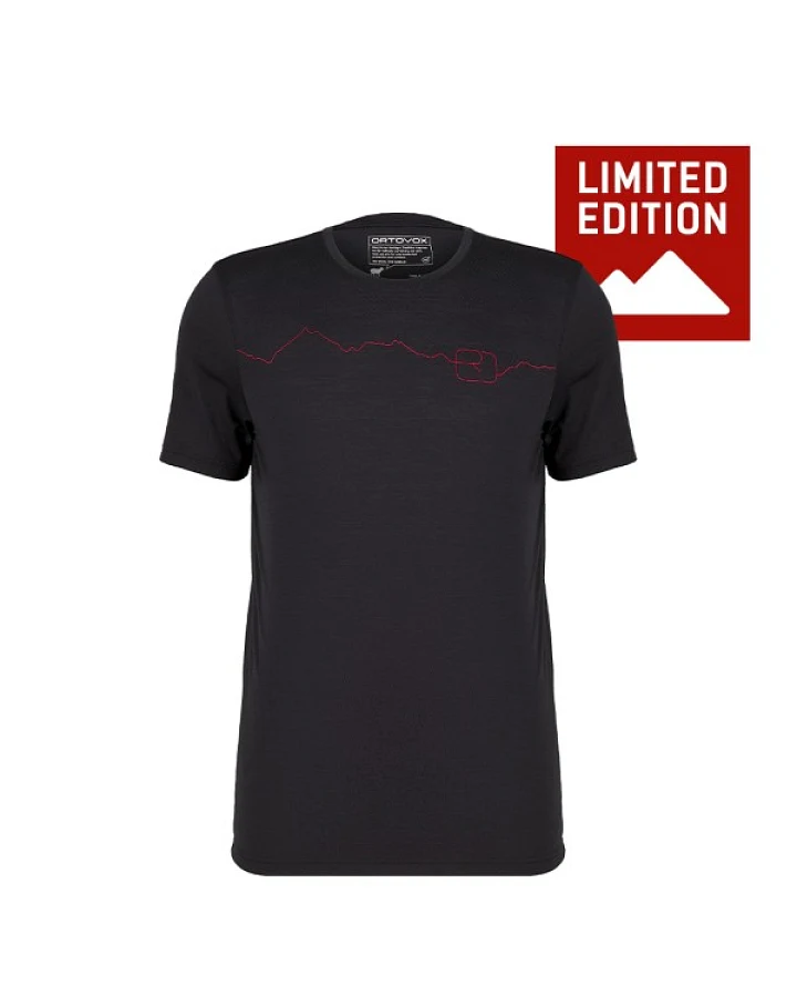 Ortovox - 150 Cool Bergfreunde Exclusive TS - Merinoshirt Gr S schwarz