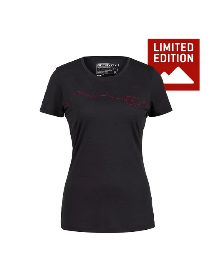 Ortovox - Women's 150 Cool Bergfreunde Exclusive TS - Merinoshirt Gr XS schwarz