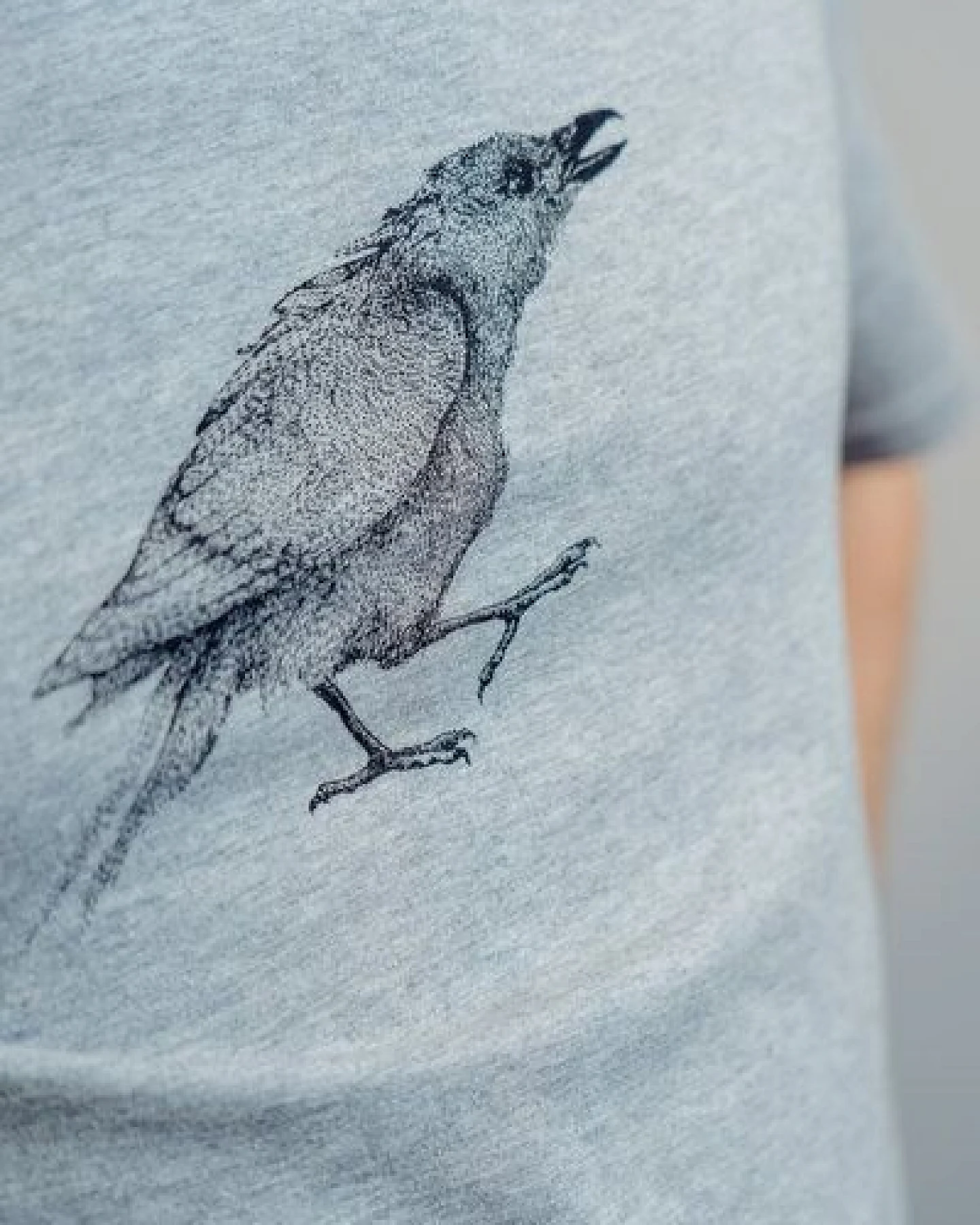 NanMa Bio-Baumwoll-Shirt Rabe – Ansicht 4
