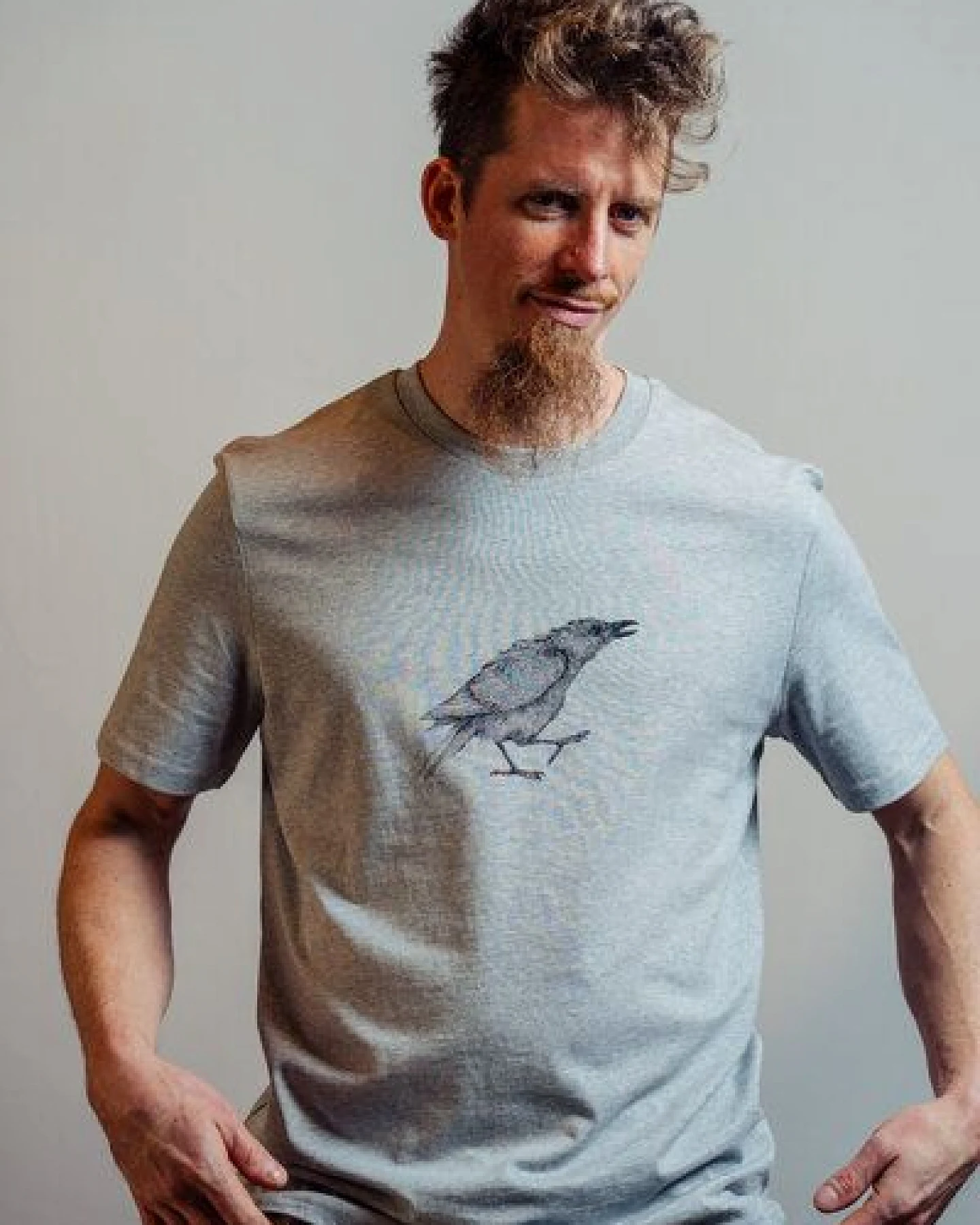 NanMa Bio-Baumwoll-Shirt Rabe – Ansicht 2