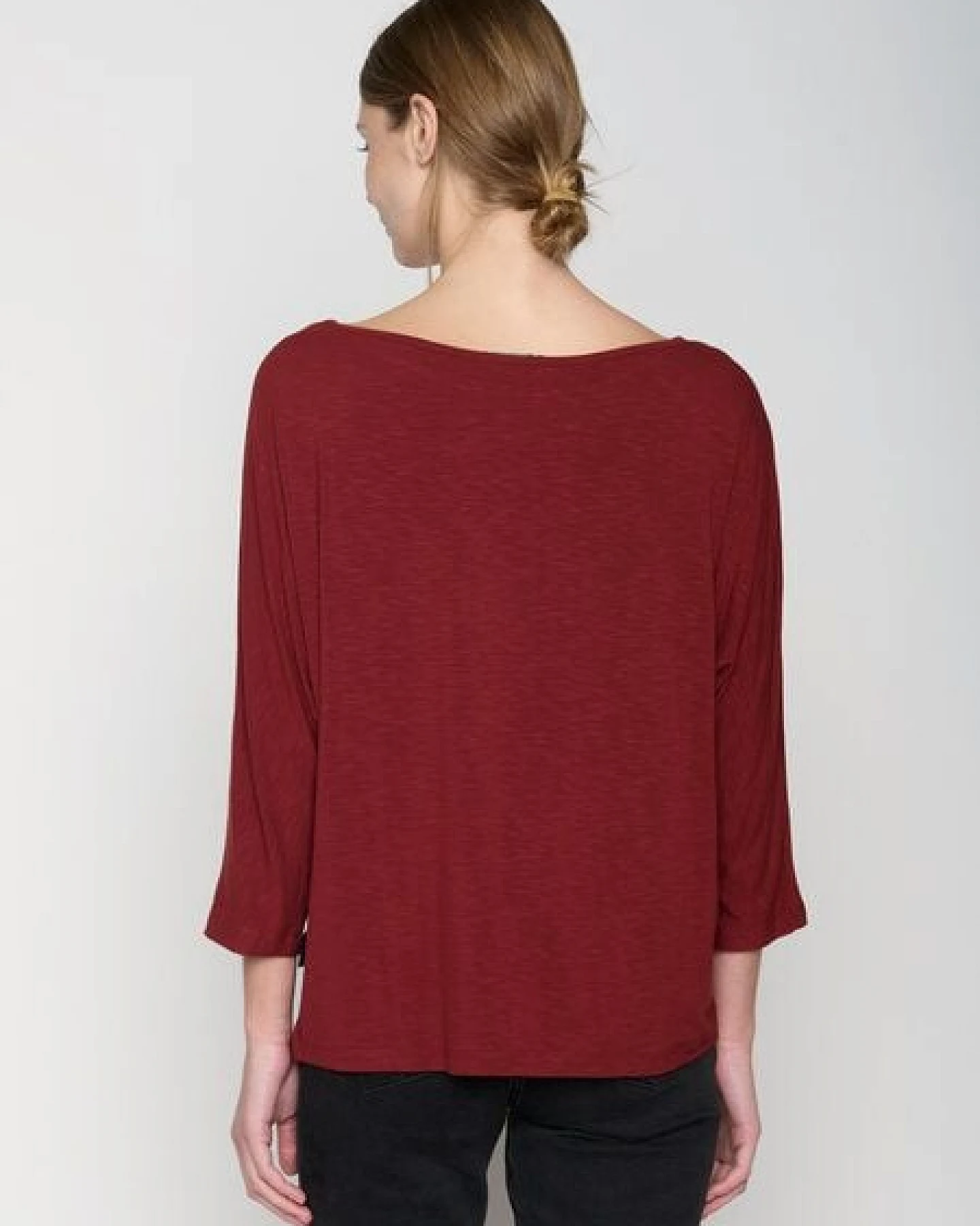 GREENBOMB Nature Bird Reed Simper - Gemütliches Longsleeve aus Viskose (LENZING ECOVERO) Mix / hochwertiger Print / Fair & Vegan – Ansicht 4